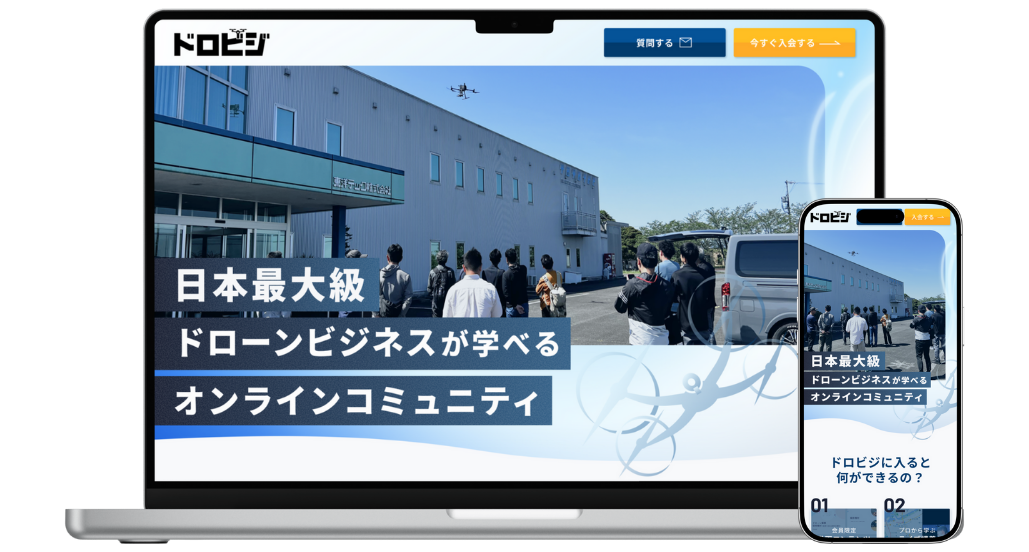 ドロビジLPモックアップ